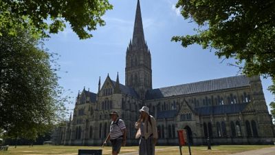 La cathédrale de Salisbury le 7 juillet 2018