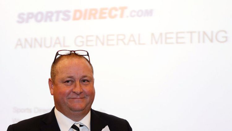 Sports Direct's Ashley says 'stabbed in the back' by shareholders