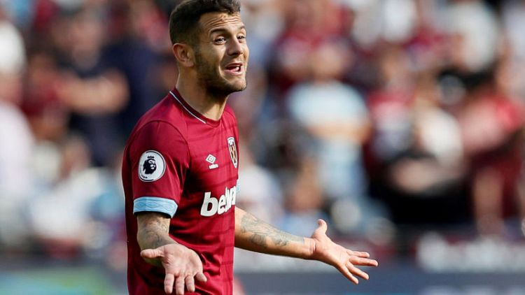 West Ham's Wilshere to miss Everton clash with ankle injury