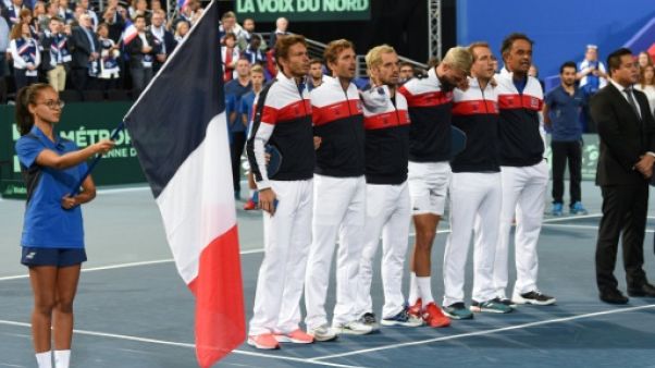 Coupe Davis: les Bleus, à une marche d'une nouvelle finale Coupe Davis: les Bleus, à une marche d'une nouvelle finale