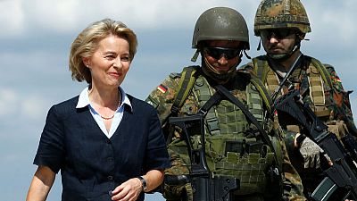 German minister can't rule out longer-term military role in Middle East