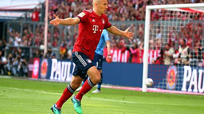 Robben volley sets up Bayern win after early shock