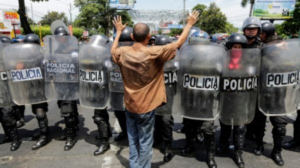 Nicaragua: deux blessés par balle lors d'une manifestation anti-Ortega Nicaragua: deux blessés par balle lors d'une manifestation anti-Ortega
