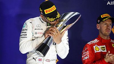 Hamilton opens 40-point lead with Singapore victory