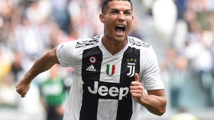 Ronaldo scores first goal for Juventus