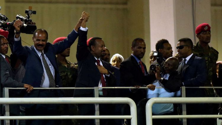 Ethiopian, Eritrean leaders sign peace agreement in Jeddah