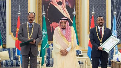 زعيما إثيوبيا وإريتريا يوقعان اتفاق سلام في جدة