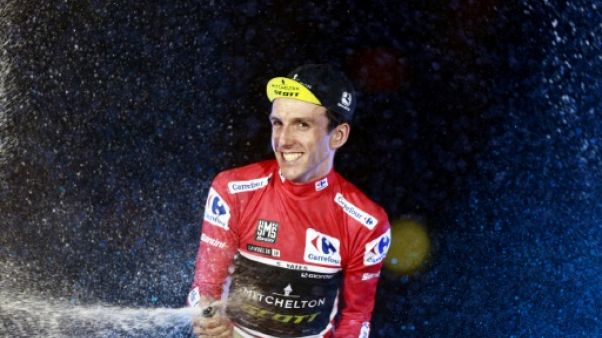 Le Britannique Simon Yates vainqueur du Tour d'Espagne le 16 septembre 2018 Le Britannique Simon Yates vainqueur du Tour d'Espagne le 16 septembre 2018