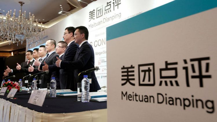 As its trading debut looms, China's Meituan locked in battle of super-apps