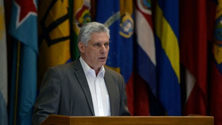 Les relations Cuba-Etats-Unis "sont en recul", selon le président cubain Diaz-Canel