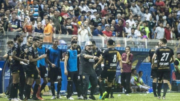 Mexique: débuts réussis pour Maradona en tant qu'entraîneur des Dorados Mexique: débuts réussis pour Maradona en tant qu'entraîneur des Dorados