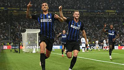 Inter strike two late goals to sink Tottenham Inter strike two late goals to sink Tottenham