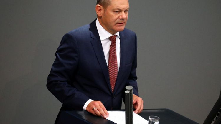 Euro zone should take next steps to complete banking union - Germany's Scholz