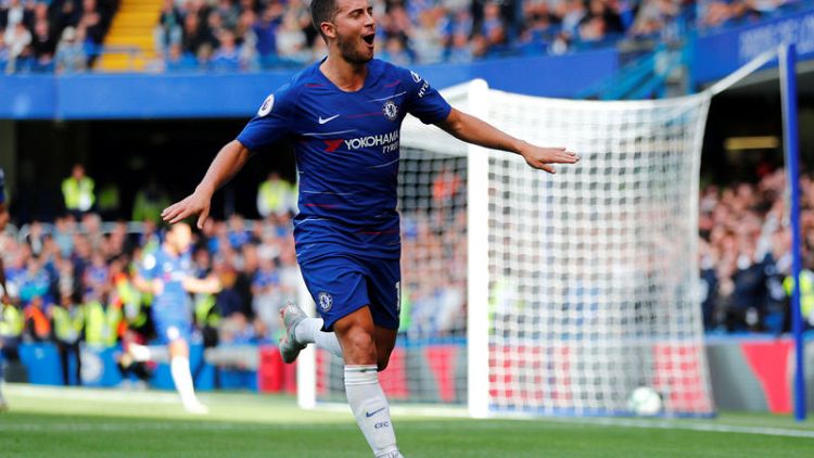 Hazard left out of Chelsea squad for Europa League opener