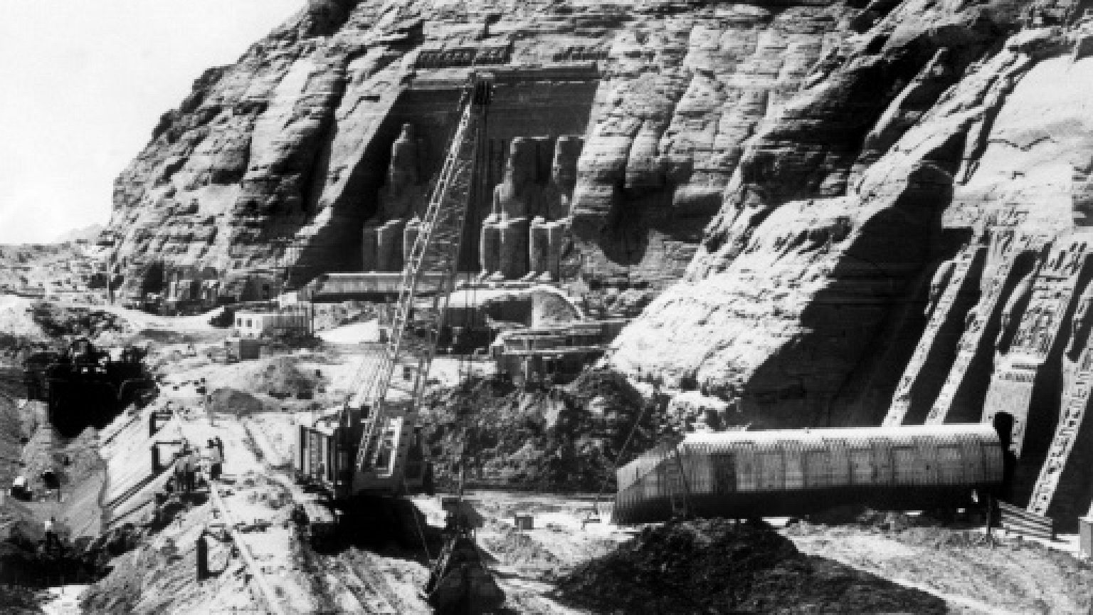 Il y a 50 ans, le sauvetage des temples égyptiens d'Abou Simbel