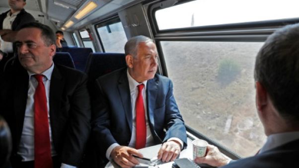 Netanyahu inaugure la ligne ferroviaire rapide entre Jérusalem et Tel-Aviv Netanyahu inaugure la ligne ferroviaire rapide entre Jérusalem et Tel-Aviv