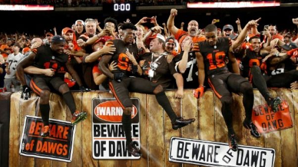 Football américain: première victoire de Cleveland depuis Noël 2016 Football américain: première victoire de Cleveland depuis Noël 2016