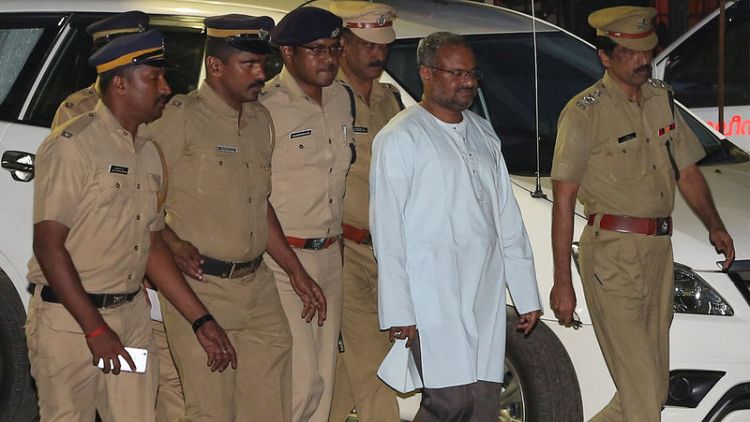 Indian police arrest bishop accused of raping nun in Kerala state