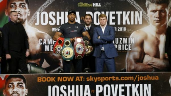 Boxe: Joshua face à Povetkin, un dernier test ardu avant Wilder Boxe: Joshua face à Povetkin, un dernier test ardu avant Wilder