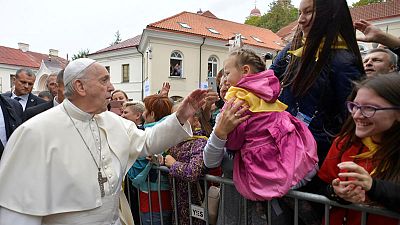 Use lesson of oppression to promote tolerance, Pope urges Lithuania