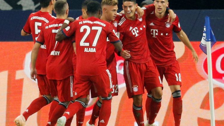 James on target as Bayern ease past Schalke
