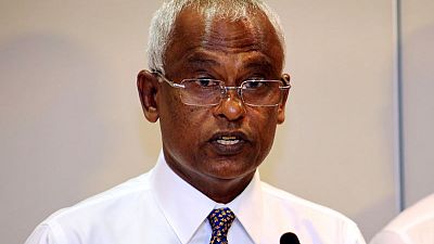 Opposition leader Solih tells supporters he won Maldives election Opposition leader Solih tells supporters he won Maldives election
