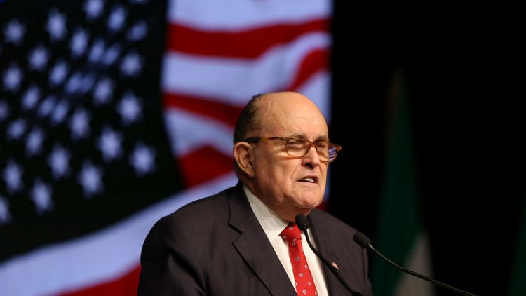 Trump lawyer Giuliani says Iran's government will be overthrown