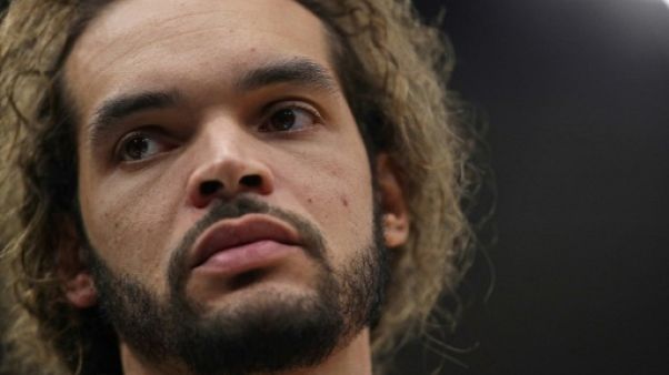 Le joueur des New York Knicks lors d'un match à Chicago le 27 décembre 2017 Le joueur des New York Knicks lors d'un match à Chicago le 27 décembre 2017