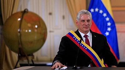 Cuba's new president makes first trip to old Cold War foe United States Cuba's new president makes first trip to old Cold War foe United States
