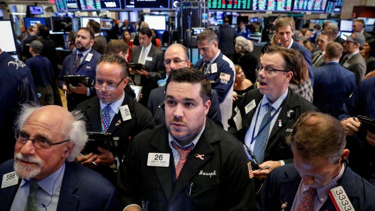 Global stock markets fall on trade war pessimism; oil rallies