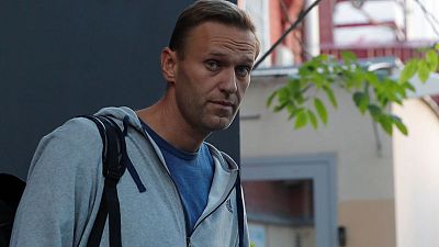 Russian opposition leader Navalny detained upon jail release - associate Russian opposition leader Navalny detained upon jail release - associate