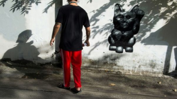 Quand le "street art" en Thaïlande s'attaque à la politique Quand le "street art" en Thaïlande s'attaque à la politique