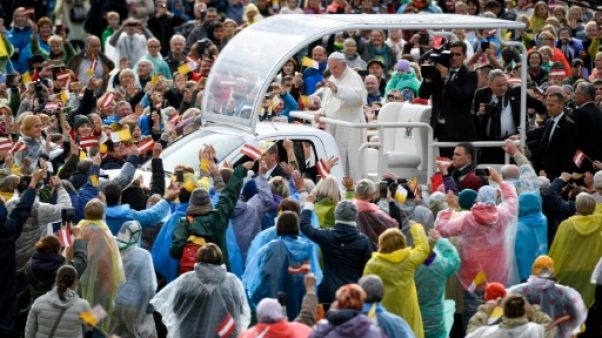 Le pape François à Aglona, en Lettonie, le 24 septembre 2018 Le pape François à Aglona, en Lettonie, le 24 septembre 2018