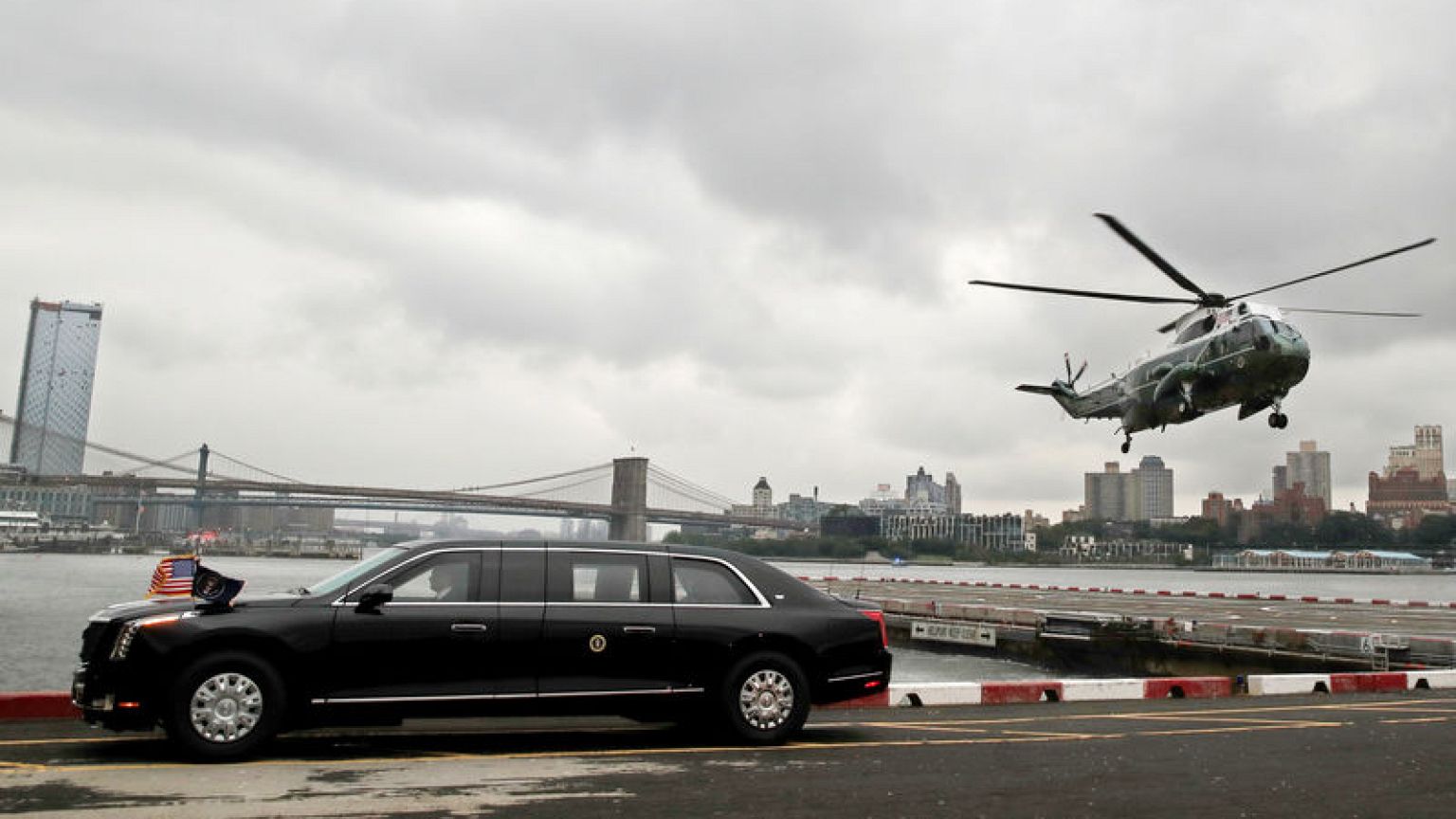 New GM-built 'Beast' presidential limo makes Trump debut
