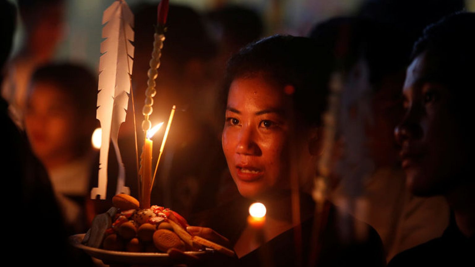 Cambodia's Festival of the Dead: rice offerings and Buddhist chants