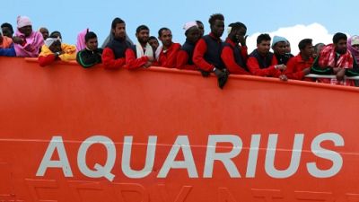 Aquarius: les 58 migrants débarqueront à Malte