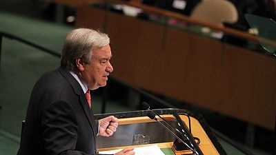 U.N. chief warns leaders of 'increasingly chaotic' world order