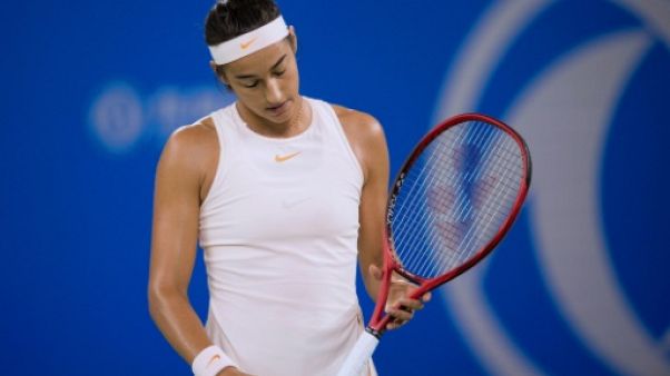 Tennis: Garcia laisse filer une balle de match et s'incline d'entrée à Wuhan Tennis: Garcia laisse filer une balle de match et s'incline d'entrée à Wuhan