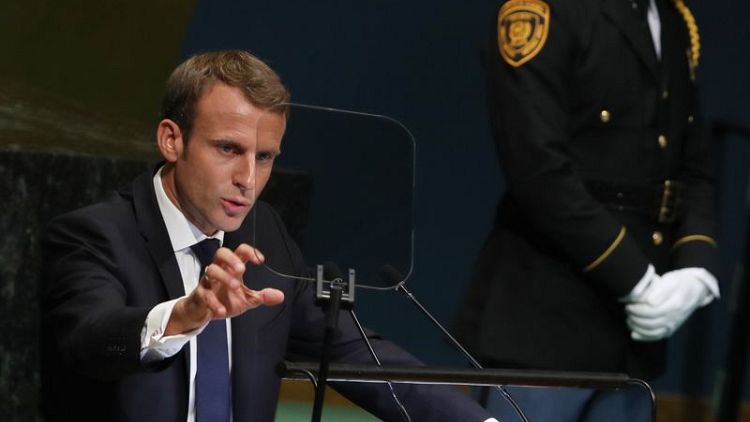 Macron says unilateral action on Mideast peace won't solve crisis