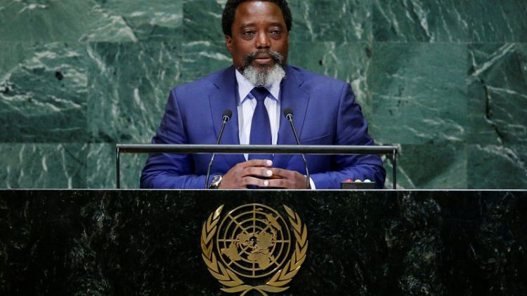 At U.N., Congo's Kabila vows 'peaceful, credible' elections