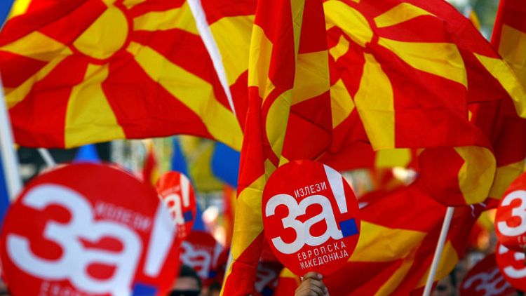 Eyeing EU, NATO, Macedonians set for referendum on changing state's name