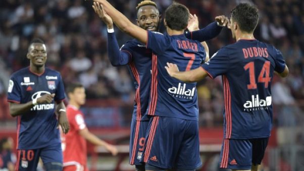 Ligue 1: Lyon continue sur sa belle lancée en écrasant Dijon grâce à Dembélé Ligue 1: Lyon continue sur sa belle lancée en écrasant Dijon grâce à Dembélé