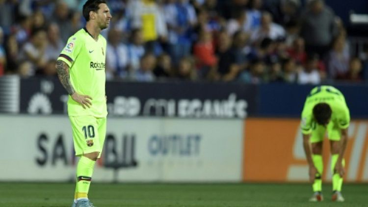 Espagne: le Barça chute à Leganés, renversé en une minute