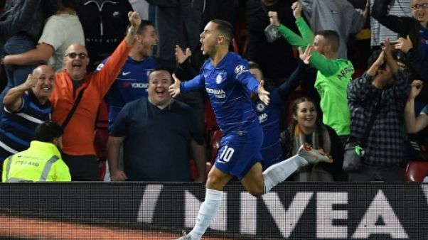 Coupe de la Ligue: Hazard délivre Chelsea et fait tomber Liverpool Coupe de la Ligue: Hazard délivre Chelsea et fait tomber Liverpool
