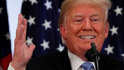 ترامب يقول إنه علم بأمر إدلب السورية من إحدى مؤيديه في لقاء جماهيري مؤخرا ترامب يقول إنه علم بأمر إدلب السورية من إحدى مؤيديه في لقاء جماهيري مؤخرا