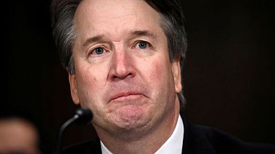 With tears and anger, Trump court pick denies sex assault allegation With tears and anger, Trump court pick denies sex assault allegation