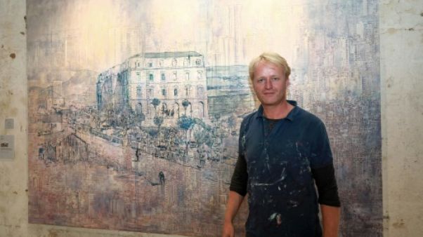 Au Liban, des peintures redonnent vie au passé mythique d'un hôtel Au Liban, des peintures redonnent vie au passé mythique d'un hôtel
