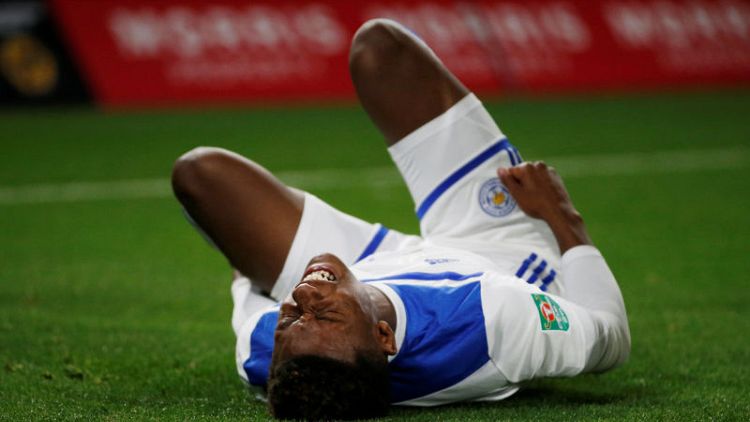 Leicester's Gray faces spell out with ankle sprain