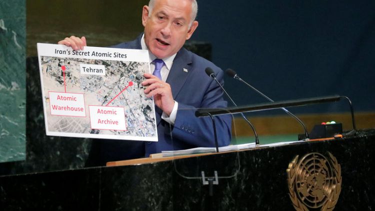 Netanyahu, in U.N. speech, claims secret Iranian nuclear site