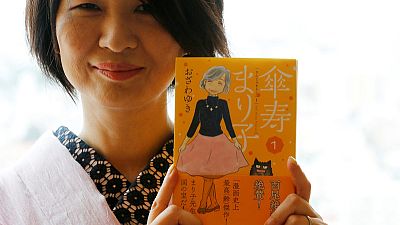 Manga comics turn grey - but spirited - along with readers